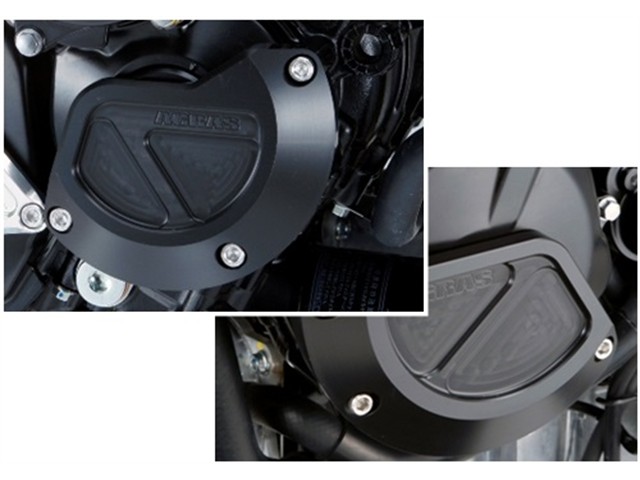 アグラス R／SケースカバーSETクランク＋ジェネB黒 GSX-S750 17- (342-306-008B)