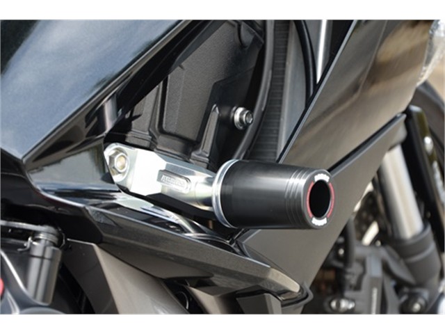 アグラス Rスライダー フレーム BLK ロゴ入り NINJA1000 17- (342-499-000BX)