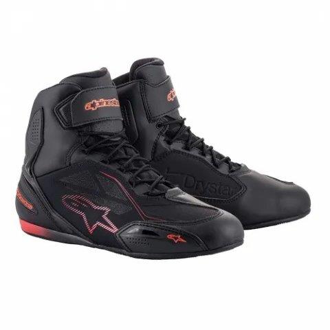 alpinestars アルパインスターズ FASTER 3 DRYSTAR シューズ ブラックレッドフロー サイズ:9 2540719-1030-9