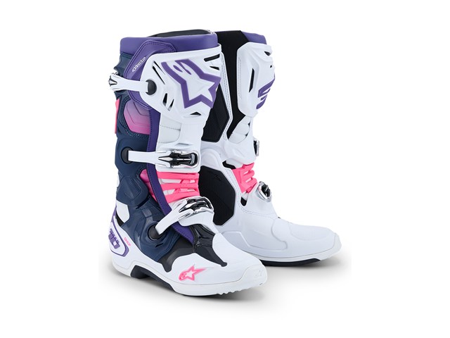 8月中旬 予定 アルパインスターズ TECH10 WHT/VIO/NVY/BLU/PNK 8(26.5) 2010020-2780-08｜MOTO-OCC 店