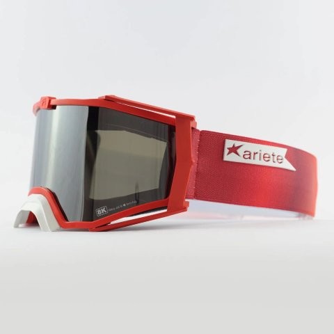 ARIETE アリート 8K トップ ゴーグル フレームレッド/レンズスモーク/ストラップレッド レッド/スモーク/レッド 14960-T014