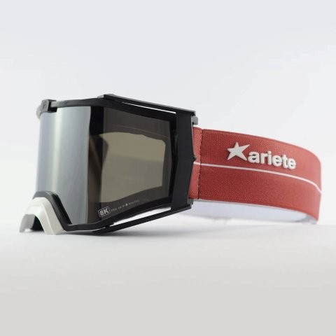 ARIETE アリート 8K トップ ゴーグル フレームブラック/レンズスモークミラー/ストラップレッド ブラック/ミラースモーク/レッド 14960-T114