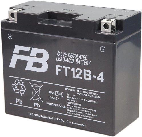 古河電池 古河バッテリー フルカワバッテリー FB 12V FT12B-4/液入充電済み|MOTO-OCC 店