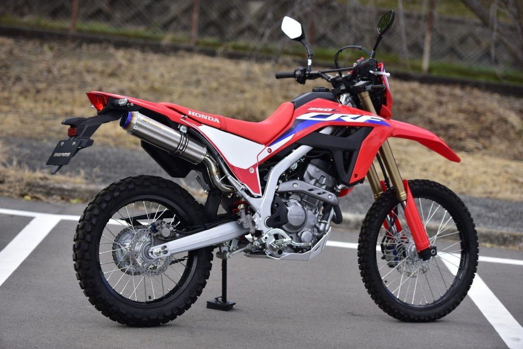 BEAMS ビームス パワーヘッダーRS TITANIUM SUPERLIGHT スリップオンマフラー HONDA ホンダ CRF250L (2BK-MD47 8BK-MD47) G1027-25-P2J｜MOTO-OCC 店