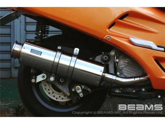 beams マフラー　フォルツァmf06 楽天市場】フォルツァ（FORZA）MF06 SS400ソニックマフラーステンレス