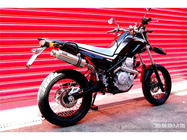 XT250X:~2007(BA-DG11J) マフラー BEAMS ビームス SS300 ソニック アップタイプ フルエキゾースト B215-07-003|MOTO-OCC 店