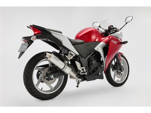 CBR250R：～2013(JBK-MC41) マフラー BEAMS ビームス R-EVO ステンレス スリップオン D143-53-P6S