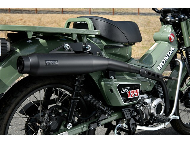 ハンターカブCT125(8BJ-JA65) マフラー BEAMS ビームス パワートレック マットブラック フルエキゾースト G1018-22-001