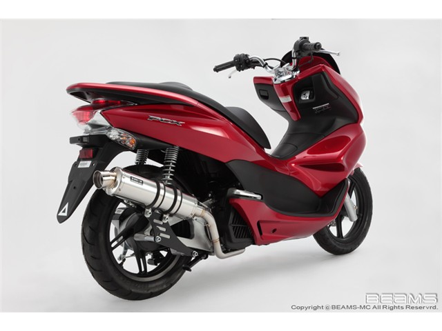 PCX125：前期モデル(EBJ-JF28) マフラー BEAMS ビームス R-EVO ＳＰ ステンレス G139-53-008