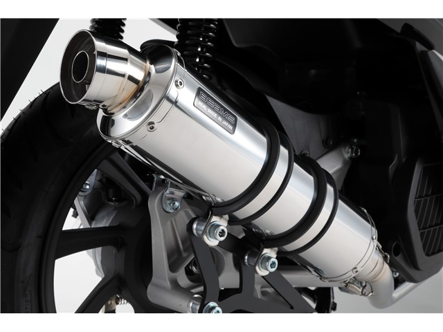 PCX125：2018～(2BJ-JF81) マフラー BEAMS ビームス R-EVO ステンレス フルエキゾースト G179-53-008
