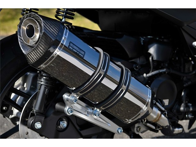 フォルツァ:2018~(2BK-MF13) マフラー BEAMS ビームス GT-CORSA スーパーメタルブラック フルエキゾースト G182-66-005|MOTO-OCC 店