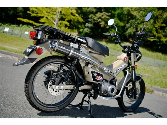 ハンターカブCT125(2BJ-JA55) マフラー BEAMS ビームス R-EVO TYPE C カーボン フルエキゾースト G198-56-006