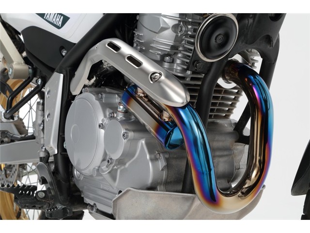 SEROW250 Fi:2008~(JBK-DG17J) マフラー BEAMS ビームス サブチャンバー付き フロントパイプ チタン G224-65-100|MOTO-OCC 店