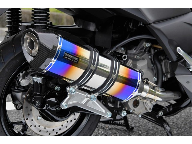 X-MAX250(2BK-SG42J) マフラー BEAMS ビームス GT-CORSA ヒートチタン フルエキゾースト G259-66-001