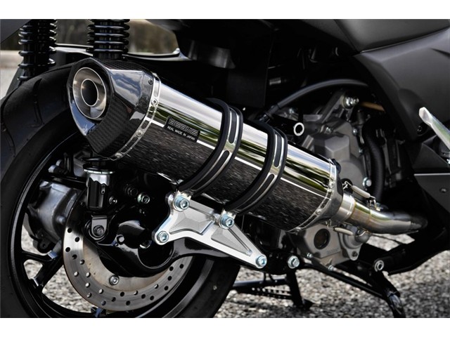 X-MAX250(2BK-SG42J) マフラー BEAMS ビームス GT-CORSA スーパーメタルブラック フルエキゾースト G259-66-005｜MOTO-OCC 店