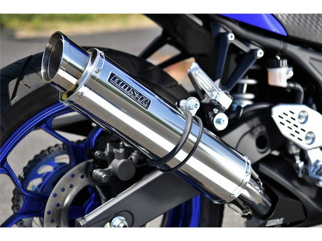 YZF R-25：～2021(2BK-RG43J) マフラー BEAMS ビームス R-EVO2 ステンレス スリップオン G263-54-P6J