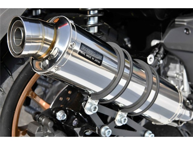 N-MAX155：2022～(8BK-SG66J) マフラー BEAMS ビームス R-EVO ステンレス フルエキゾースト G271-53-008
