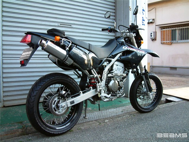 D-tracker(KLX250(BA-LX250E) マフラー BEAMS ビームス SS300 ソニック アップタイプ フルエキゾースト B403-07-003