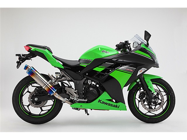 Ninja250：2013～2017(JBK-EX250L) マフラー BEAMS ビームス R-EVO ヒートチタン スリップオン D415-53-P1S｜MOTO-OCC 店