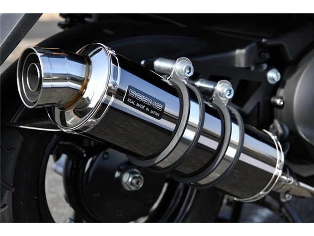 JOG125(8BJ-SEJ5J) マフラー BEAMS ビームス R-EVO スーパーメタルブラック フルエキゾースト G272-53-005|MOTO-OCC 店