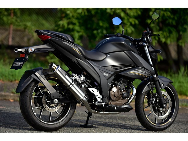 GIXXER SF250(8BK-ED22Y) マフラー BEAMS ビームス R-EVO ステンレス フルエキゾースト スリップオン G350-53-S6J