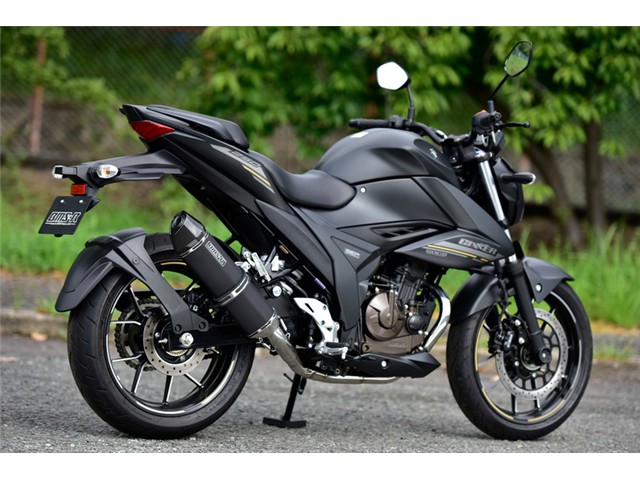 GIXXER SF250(8BK-ED22Y) マフラー BEAMS ビームス CORSA-EVO II マットブラック フルエキゾースト G350-63-S7J