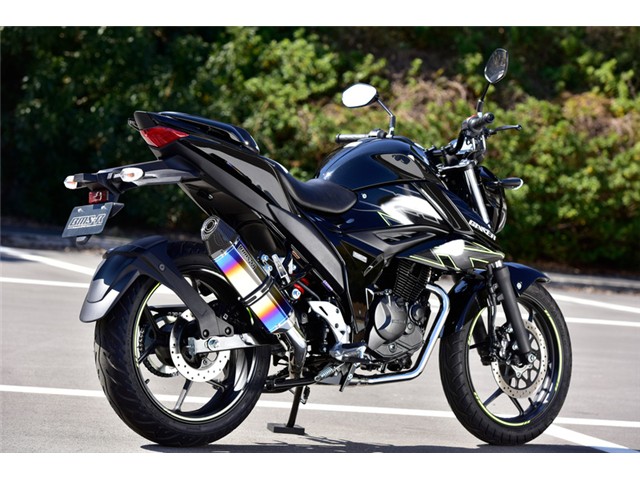 GIXXER150：2025～(8BK-ED131) マフラー BEAMS ビームス CORSA-EVO II ヒートチタン フルエキゾースト G351-65-SF1