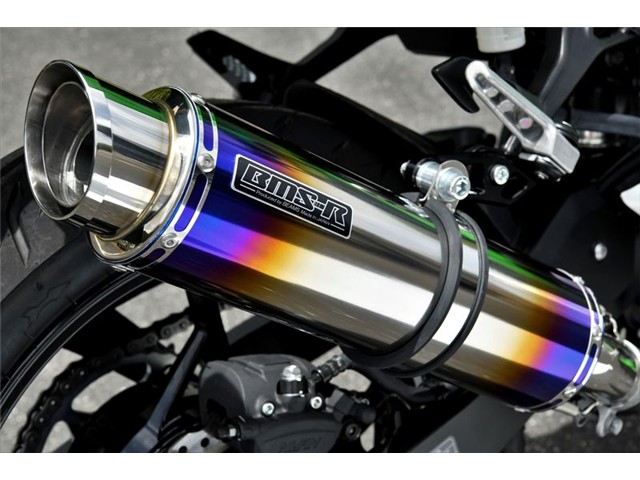 Ninja250 / Z250：2018～(2BK-EX250P(8BK-EX250Y) マフラー BEAMS ビームス R-EVO2 ヒートチタン スリップオン G430-54-P1J｜MOTO-OCC 店
