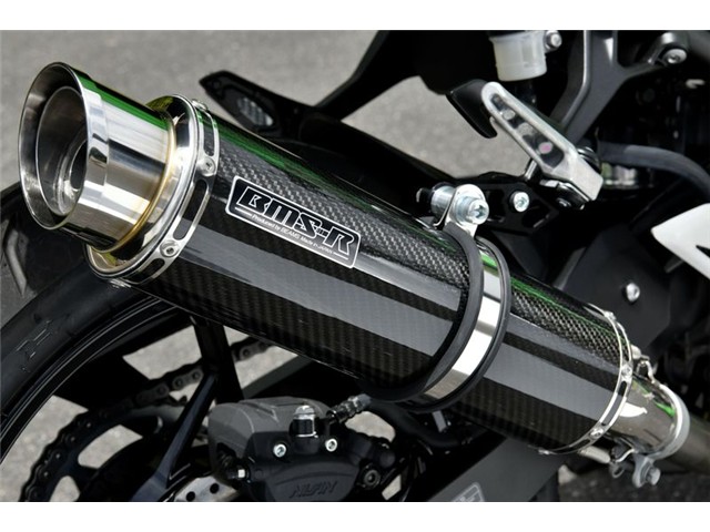 Ninja250：2022～(8BK-EX250Y(2BK-EX250P) マフラー BEAMS ビームス R-EVO2 カーボン スリップオン G433-54-P2J｜MOTO-OCC 店