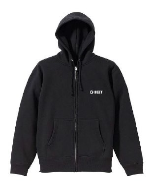 BEET ビート 裏フリースジップパーカー Type II（Black） 0700-BPL-24
