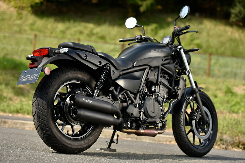 BEAMS Power Header マフラー ブラック BEAMS BEAMS パワーヘッダー W 政府認証 スリップオンマフラー