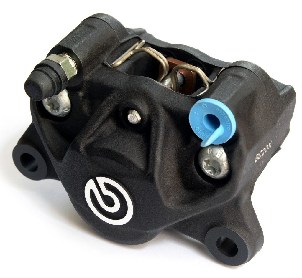 brembo キャリパー　カニ　新品 brembo ブレンボ新カニキャリパー チタニウムアルマイト レッド