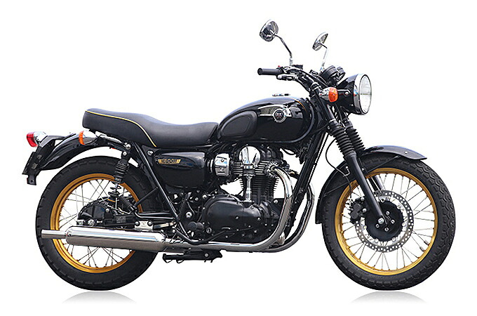 r's gear アールズギア Kawasaki W800 (11-16) フルエキゾーストマフラー ワイバンクラシック クラシカルタイプ WK20-02CT
