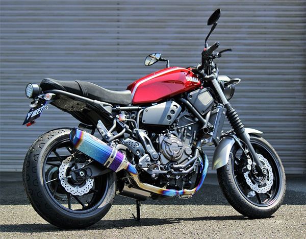 YAMAHA XSR700(18-21) BEET ビートNASSERT(ナサート)Evolution TypeII フルエキゾーストマフラー【ブルーチタン】0223-Y52-BL|MOTO-OCC 店