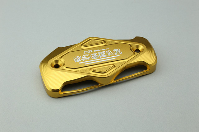 r’s gear アールズギア SUZUKI スズキ GSX-S1000/F(17-) / KATANA(19-) / HAYABUSA マスターシリンダーガード029S クラシックゴールド クラッチ側 [AC00-029S-5]