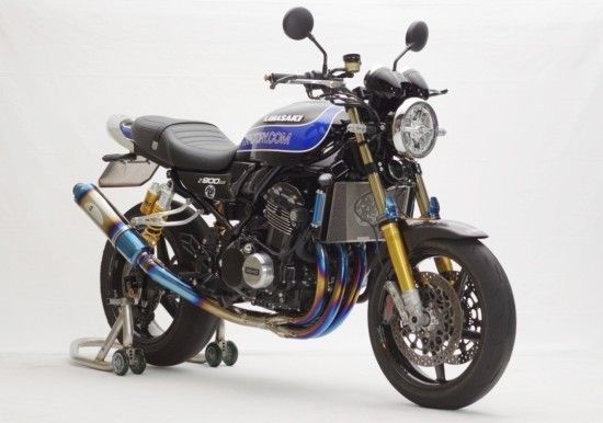 K-FACTORY ケイファクトリー Kファクトリー 【ラウンドタイプ(Φ100-400L)】CLR-R＋(プラス) フルエキゾーストマフラー JMCA認証　 Kawasaki Z900RS(18-22) / Z900RS CAFE(18-22) 179KPBSDAG0000