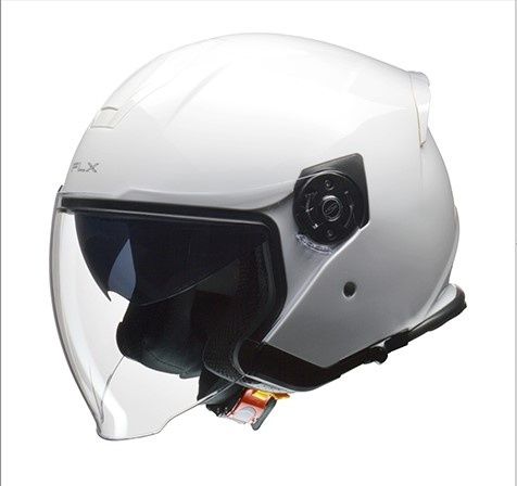 LEAD工業 リード工業 【 LLサイズ(61-62) 】 FLX ジェットヘルメット カラー：ホワイト