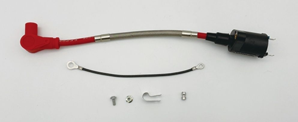 CF POSH CFポッシュ レーシングIGコイル スピードプロツインシリコンプラグコード ステンレスブレイデッドタイプ付 レッド×ブラック HONDA ホンダ NS-1 NSR50 221011-24 6,621円