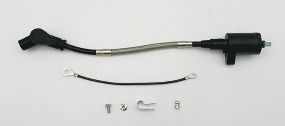 CF POSH CFポッシュ レーシングIGコイル スピードプロツインシリコンプラグコード ステンレスブレイデッドタイプ付 ブラック×ブラック HONDA ホンダ ゴリラ モンキー 等 296011-29