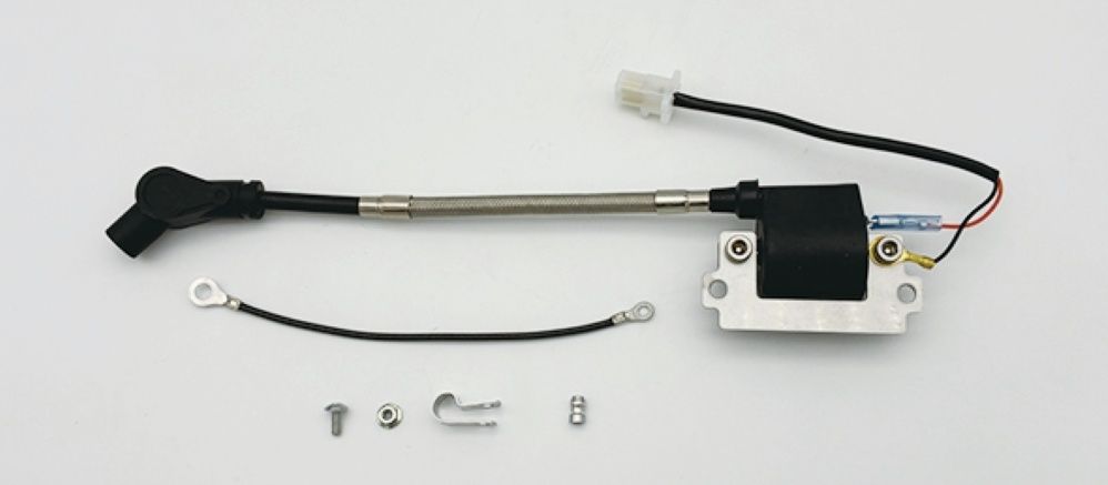 CF POSH CFポッシュ レーシングIGコイル スピードプロツインシリコンプラグコード ステンレスブレイデッドタイプ付 ブラック YAMAHA ヤマハ SR400/SR500 838011-29|MOTO-OCC 店