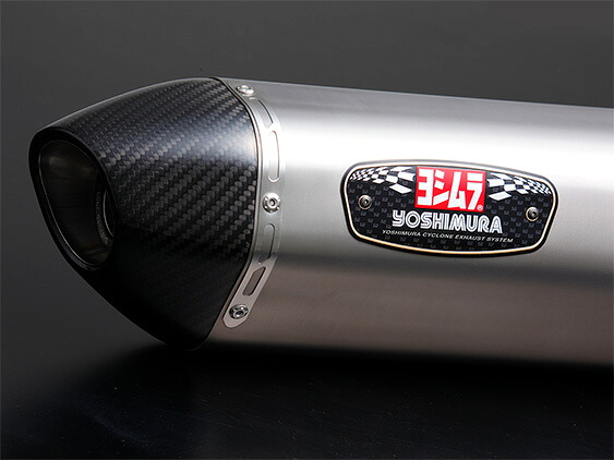YOSHIMURA ヨシムラ マフラー HONDA FORZA('23) 機械曲 R-77J サイクロン カーボンエンド(SSFC) 110A-47C-5130