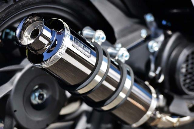 BEAMS ビームス SS300SMB SP 政府認証 車種：HONDA Dio110 2021~ 2BJ-J カラー：スーパーメタルブラック G199-05-000
