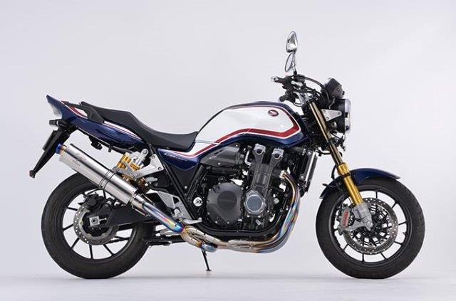 r's gear アールズギア ワイバンクラシックRシングルUPタイプ CB1300SF/SB(2BL) 【チタンポリッシュ】 MH32-U1CT