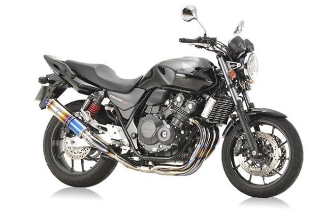 r's gear アールズギア ワイバンクラシックRシングル CB400SF/SB(18-) 【チタンドラッグブルー】 MH34-S1CD