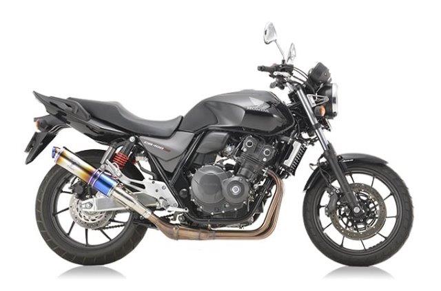 r's gear アールズギア ワイバンクラシックスリップオン CB400SF/SB(08-)全年式 【チタンドラッグブルー】 MH34-S3CD|MOTO-OCC 店