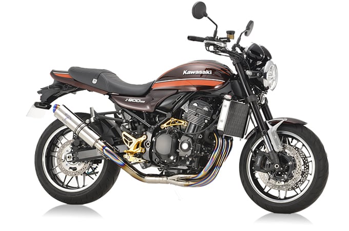 r’s gear アールズ・ギア Z900RS/CAFE/SE(23-)8BLワイバンクラシックR UPタイプ チタンポリッシュ MK40-RUCT