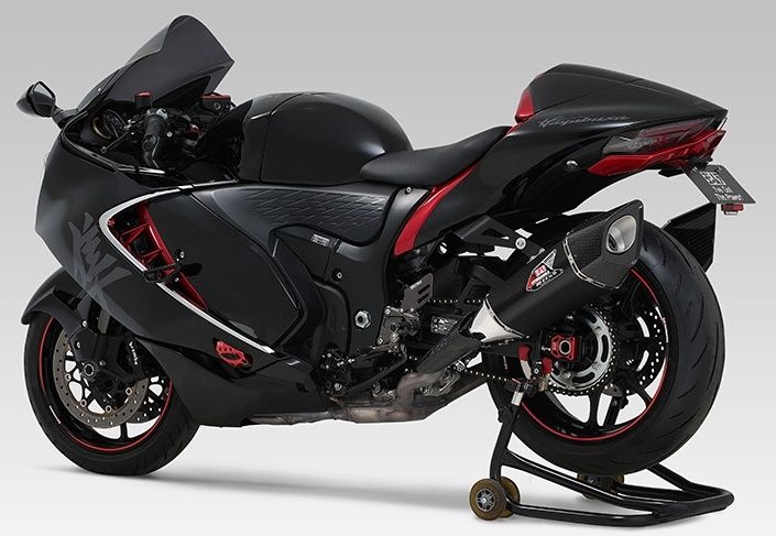 YOSHIMURA ヨシムラ マフラー Hayabusa'22 スリップオン マフラー Slip-On R-11Sq R サイクロン (SM) 110-592-L12G0