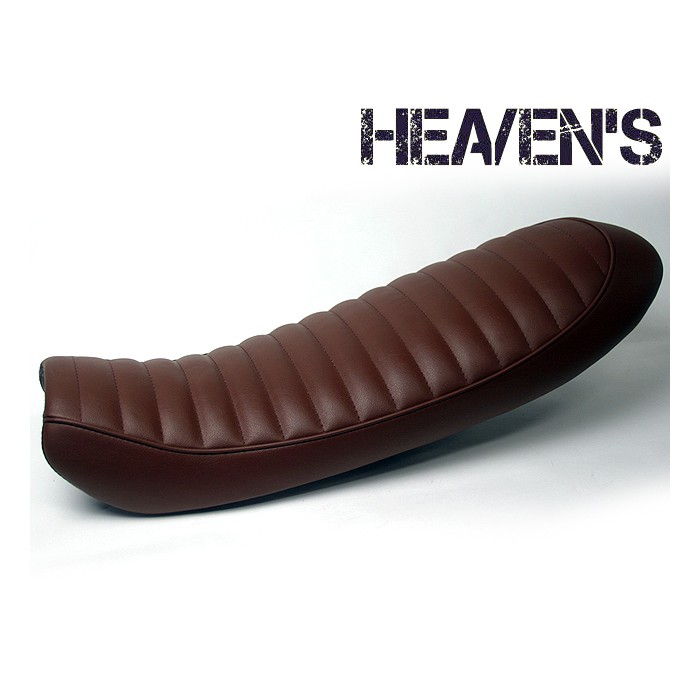 エストレヤ HEAVEN'S タックロールシート ブラウン HEAVEN'S Kawasaki エストレヤ HEAVENS ローダウンシート