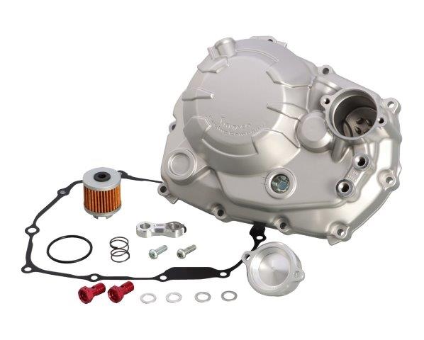 在庫有り KITACO キタコ クラッチカバーKIT HONDA グロム(JC92)/モンキー125(JB03)シルバー 307-1452060