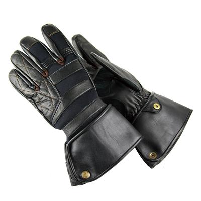 KADOYA GAUNTLET-OLDIES / ブラック　LLサイズ 革手袋 ガントレット レザーグローブ｜カドヤ公式オンライン